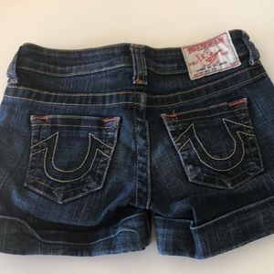 True Religion Girls Jean Shorts